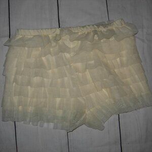 Ruffle Layer All Over Shorts S